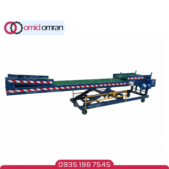 نوار نقاله بارگیری کارتن سه تیکه | امید عمران سهند