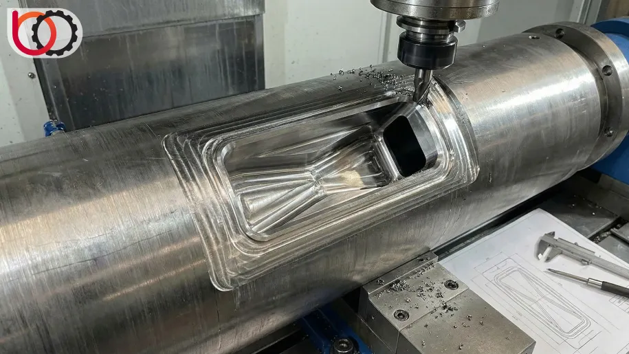 ایجاد دریچه‌های گازگیر (Vent Ports) روی بدنه سیلندر