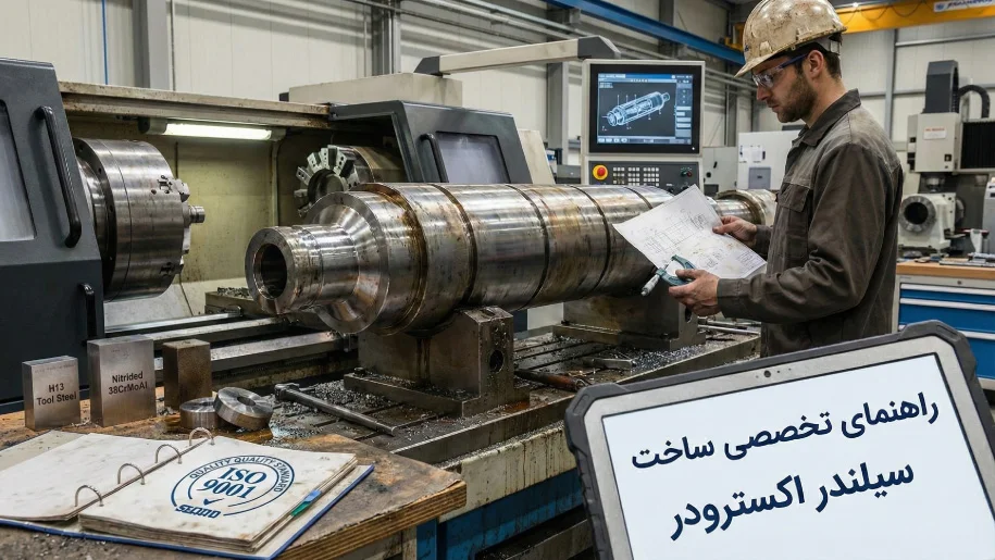 راهنمای تخصصی ساخت سیلندر اکسترودر