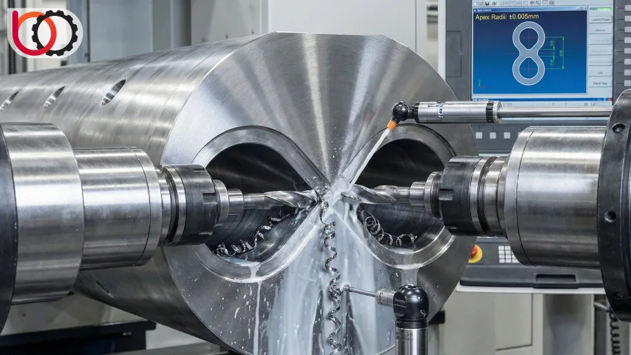 ماشین‌کاری فرم "هشتی" (Figure-8) در سیلندر دو قلو (دقت تقاطع)