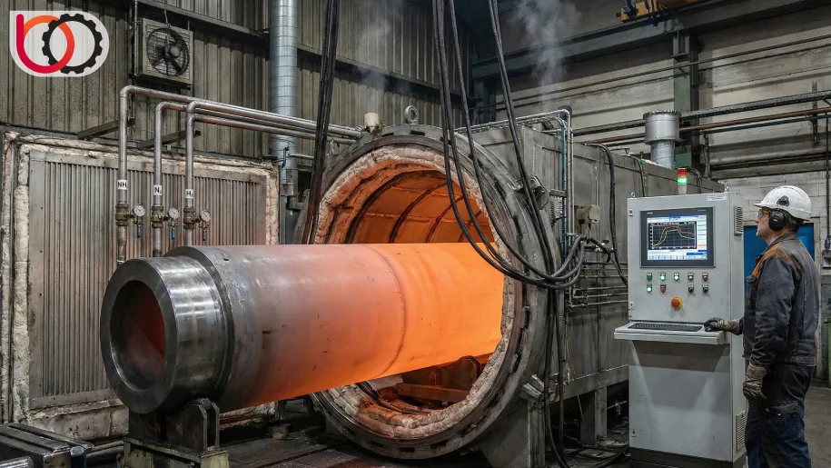 فرآیند نیتراسیون گازی (Gas Nitriding) سیلندر اکسترودر