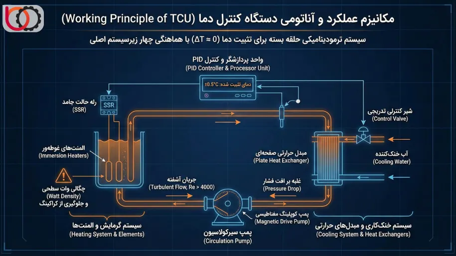 مکانیزم عملکرد و آناتومی دستگاه کنترل دما