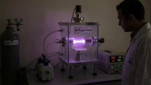 پلیمریزاسیون پلاسما: فرایند، کاربردها و ساخت دستگاه‌های لایه‌نشانی صنعتی