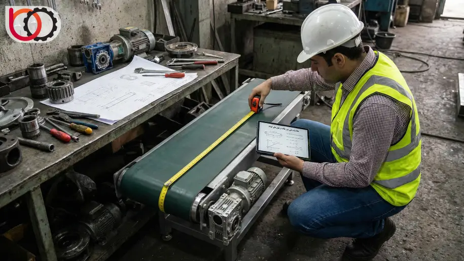 محاسبات فنی نوار نقاله در طول‌های کوتاه