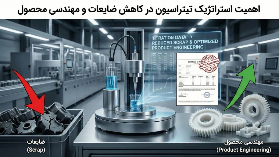 اهمیت استراتژیک تیتراسیون در کاهش ضایعات و مهندسی محصول