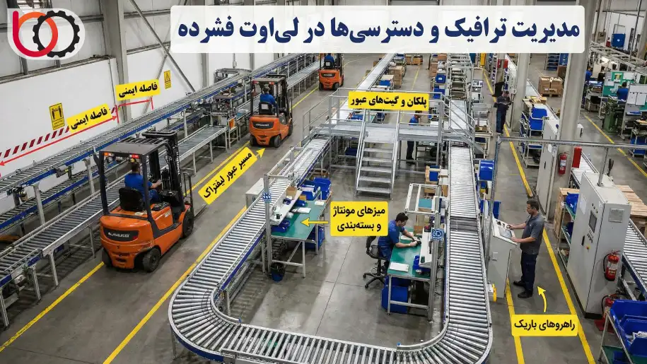 مدیریت ترافیک و دسترسی‌ها در لی‌اوت فشرده