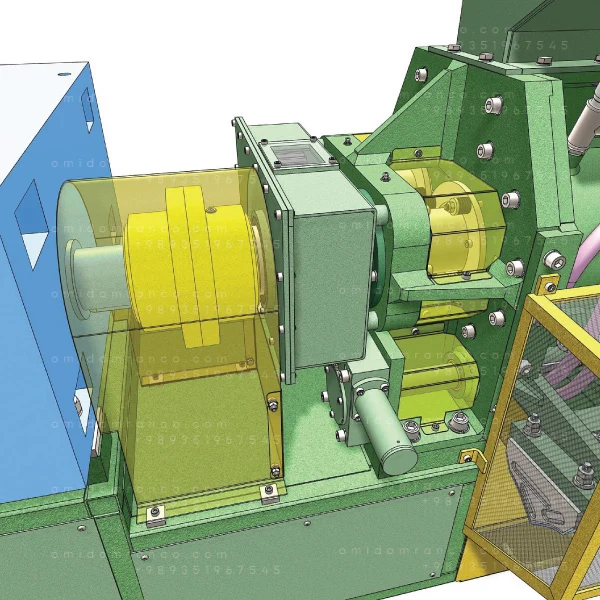 انتقال قدرت دستگاه بنبوری لاستیک