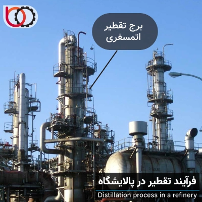 فرایند تقطیر در پالایشگاه