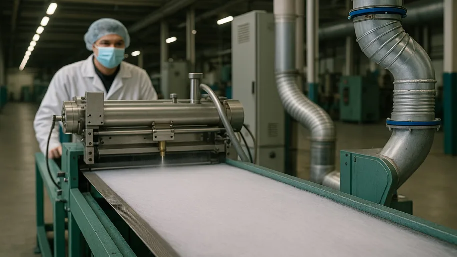 خط تولید نانو الیاف پلیمری