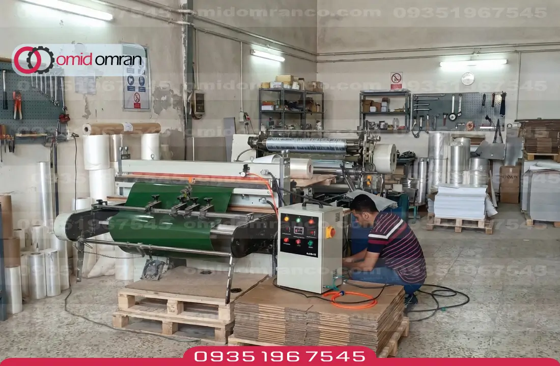 دستگاه اپارات پی وی سی ساخت امید عمران سهند